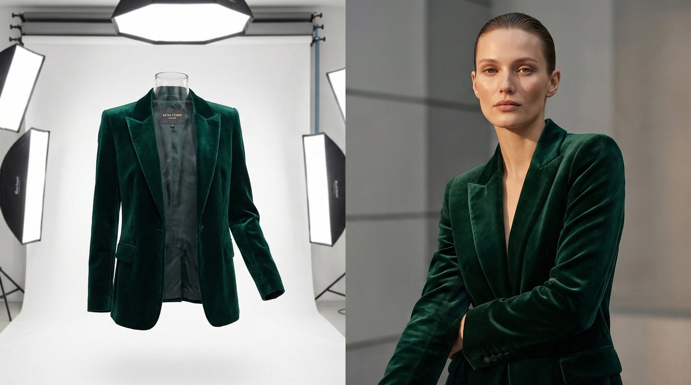 Seamlessly upgrade your ghost mannequins into high-converting on-model lifestyle shots.